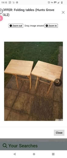 Photo of free Tables folding (Hunts Grove GL2) #1