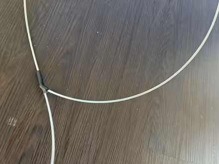 Photo of free Strong, thick coiled metal wire (Valencia Avenue, Sunnyvale) #2