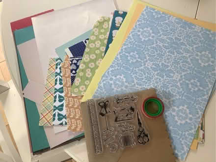 Photo of free Small bundle of craft papers (Ballards CR2) #1