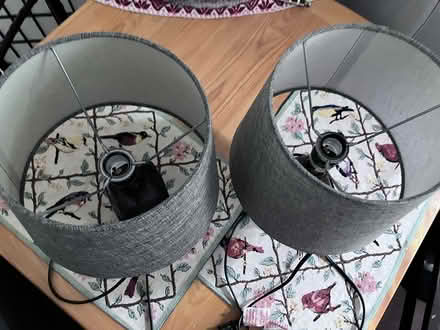 Photo of free Small Grey Lamps (Takoma, DC) #2