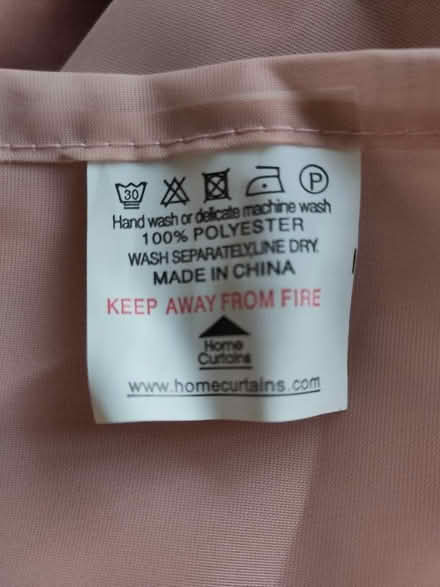 Photo of free Dusty pink voile fabric (Claverton) #3