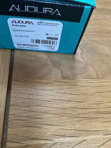 Photo of free Audi Brake Pads (Waverton CH3) #3