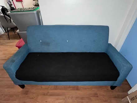 Photo of free blue couch (seven trees) #1