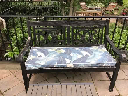 Photo of free outdoor wood bench (Mclean 22182) #1