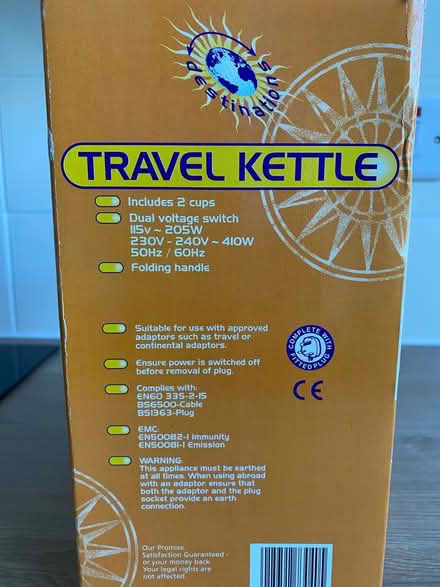 Photo of free Travel Kettle (Kingsway) #2