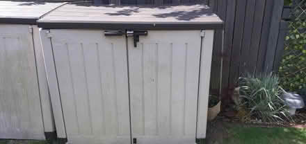 Photo of free Plastic storage shed (Thrapston) #1