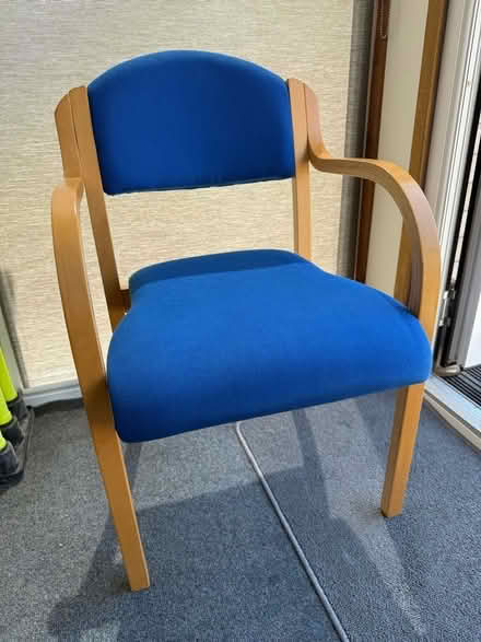 Photo of free Blue office chair (Weston) #1