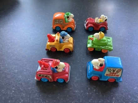 Photo of free Six Snoopy toy cars (Nunnery Wood WR5) #1