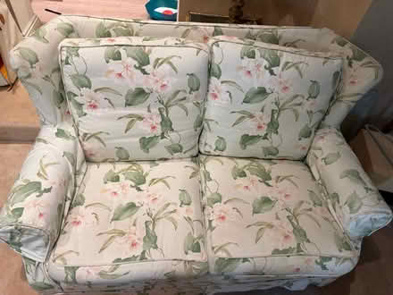 Photo of free 2x 2 seater sofas and 1x chair. (Warden Hill GL51) #4