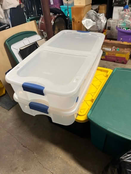 Photo of free Underbed Storage Bins with wheels (East Weymouth) #1