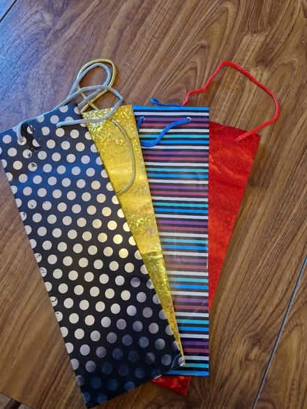Photo of free Bottle gift bags x4 (Hucknall, NG15) #1