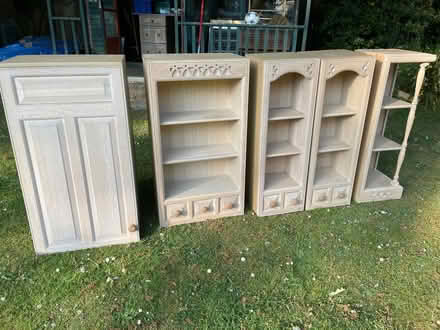 Photo of free Beautiful Limed Oak kitchen wall units (Penn HP10) #1