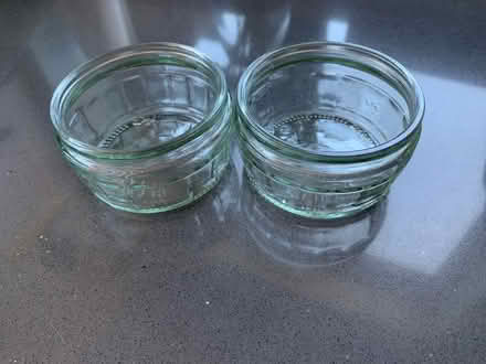 Photo of free 2 x glass Gu pots/ramekins (Norton Lees S8) #1
