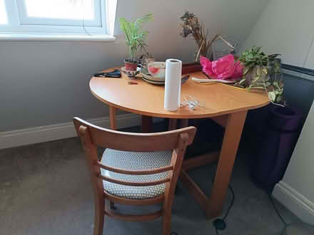 Photo of free Table and 2 matching chairs (Carlton Hill BN2) #1