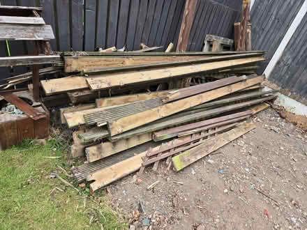 Photo of free old decking (robin hood, wakefield) #2