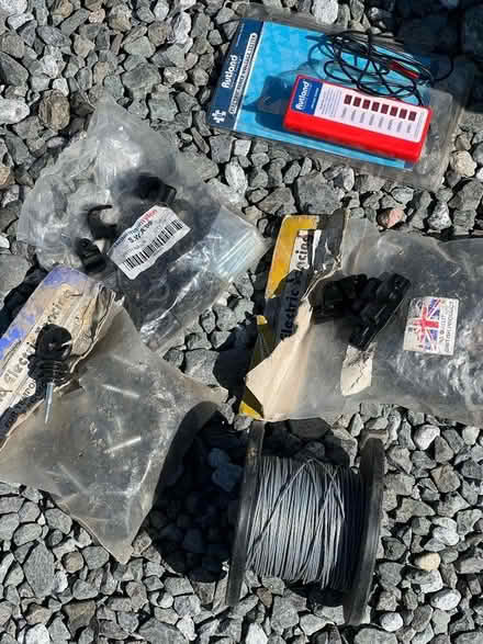 Photo of free Electric fence insulators, wire and tester (Presteigne LD8) #1