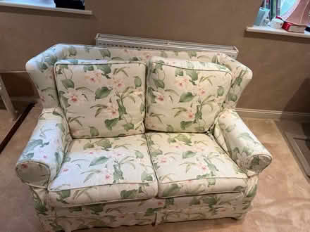 Photo of free 2x 2 seater sofas and 1x chair. (Warden Hill GL51) #2