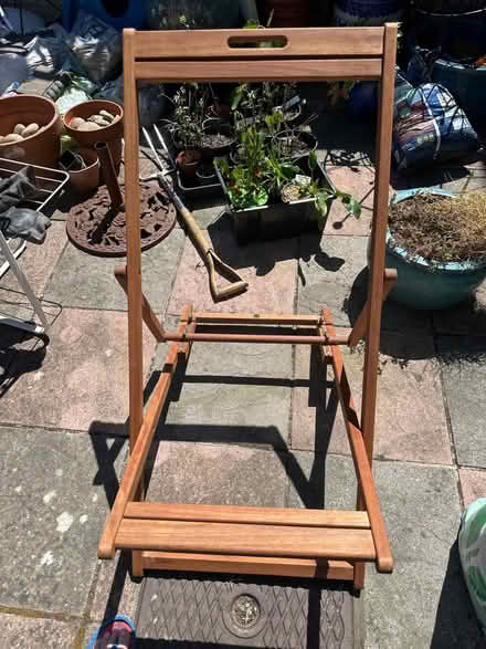 Photo of free Hardwood deckchair frame (Farlington PO6) #2