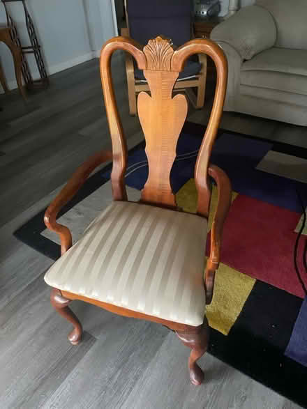 Photo of free 2 wood chairs (Orange, ca) #2