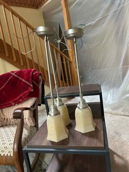 Photo of free 3 pendant lights (Clinton Twp near reservoir) #1