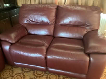 Photo of free Leather suite (Gt Barton) #2