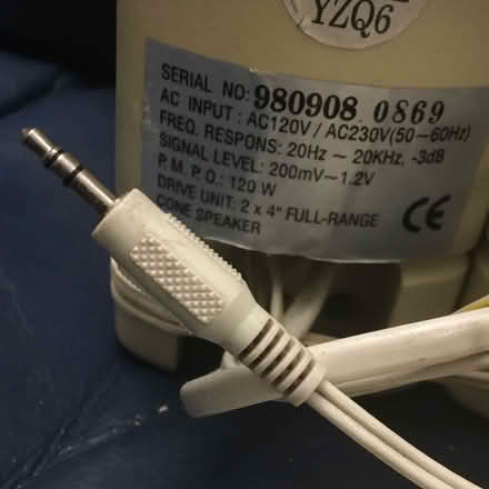 Photo of free Computer Speakers (pair, with mains power lead) (Olton B92) #2