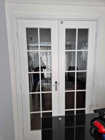 Photo of free Double internal glass doors (Stoke On Trent ST6 8GE) #1