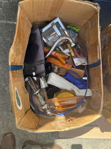 Photo of free Box of random plumbing supplies (Cupertino north blaney) #1
