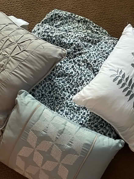 Photo of free King duvet cover and pillows (Hamburg and Winans Lake Road) #1