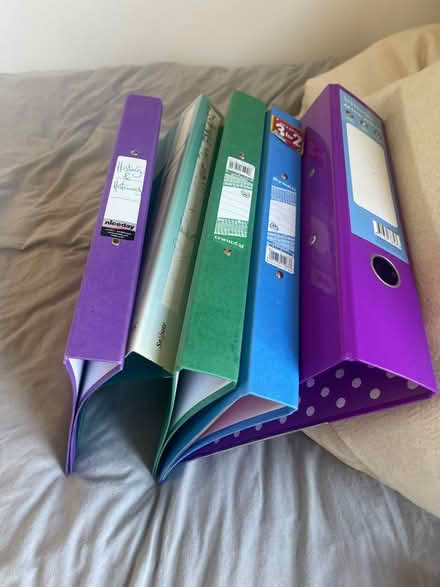 Photo of free Empty folders / ring binders (Wood Green N22) #1