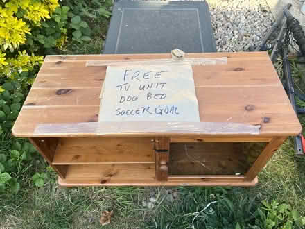 Photo of free Pine TV unit (Hertford Heath SG13) #2