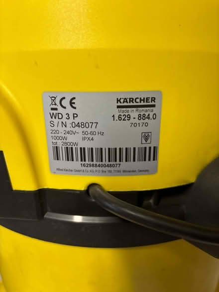 Photo of free Vacuum cleaner (Alvaston DE24) #2