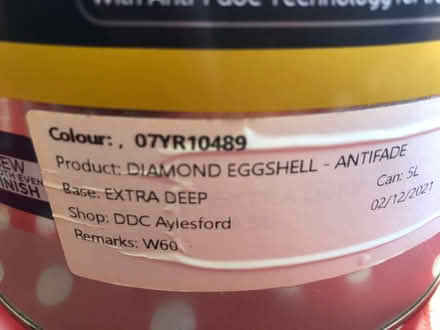 Photo of free 2 Tins deep red paint (Cripps Corner Rd TN32) #3