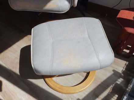 Photo of free Recliner chair and footstool (swivel) (St Monans KY10) #4