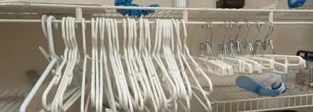 Photo of free Plastic clothes hangers (Weldon Spring) #1