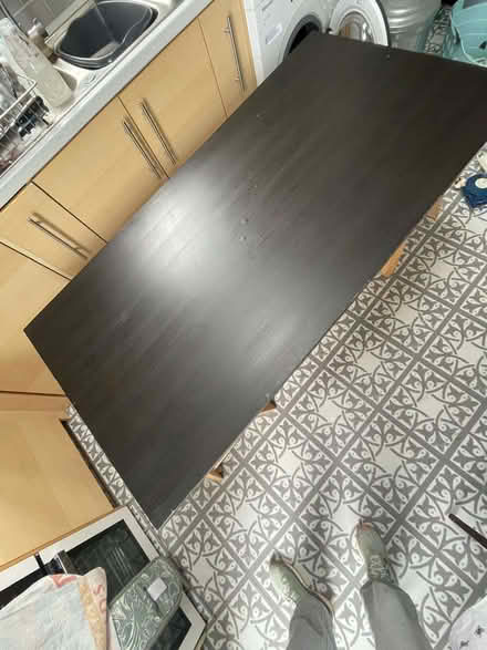 Photo of free Table/desk top & adjustable Trestle legs (Emlyn Gardens W4) #4