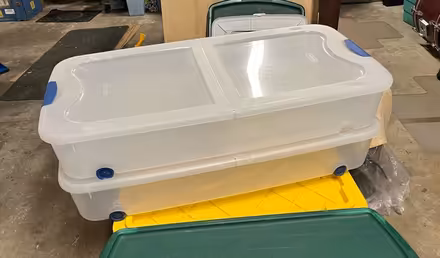 Photo of free Underbed Storage Bins with wheels (East Weymouth) #2