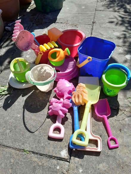 Photo of free Sandpit/beach toys (Tavistock Avenue ST17) #1