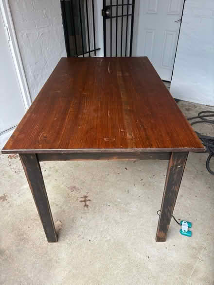 Photo of free Wood table (Petworth) #1