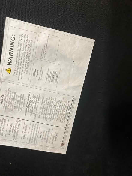 Photo of free Small black futon sofa 36 x 32“ (Foothill Blvd Cupertino) #3