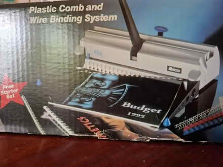 Photo of free Plastic and wire comb document binding system (Upper Radley OX14) #3