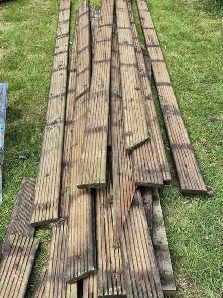 Photo of free 3m used decking planks (Bourne End SL8) #1