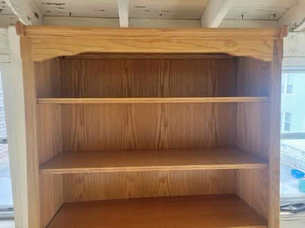 Photo of free tall wood bookcase (Somerville (Union Sq)) #3