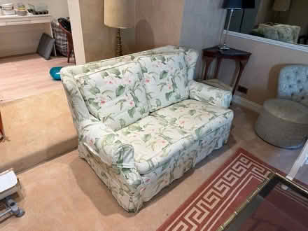 Photo of free 2x 2 seater sofas and 1x chair. (Warden Hill GL51) #3