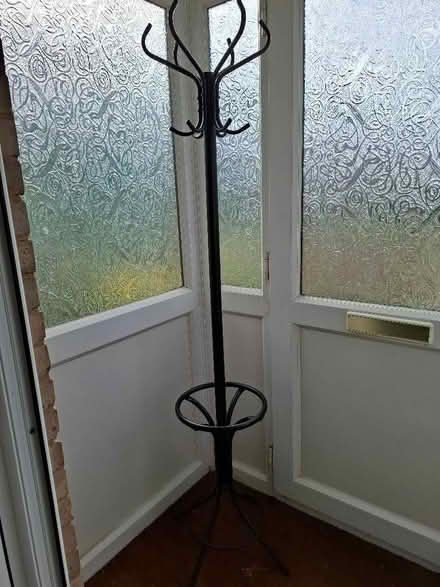 Photo of free Black metal coat / umbrella stand (Symonds Green SG1) #1