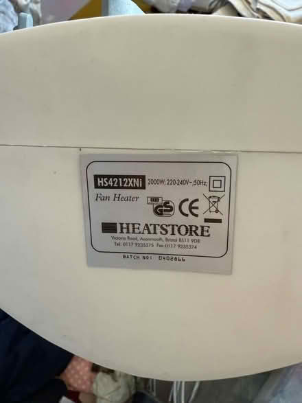 Photo of free Small portable heater barely used (Warden Hill GL51) #1