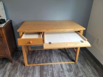 Photo of free Wooden Desk (West side (Middleton)) #4