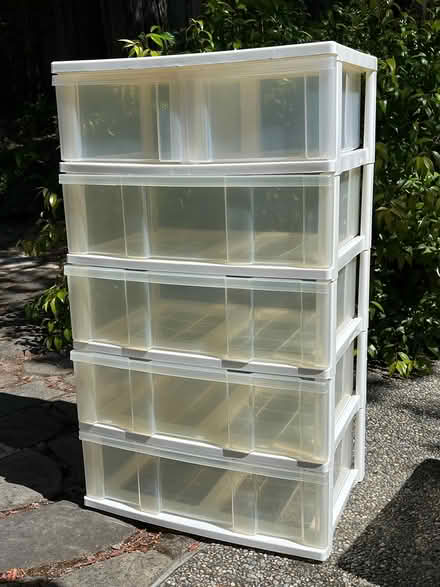 Photo of free Two plastic storage bins (Los Gatos near downtown) #1