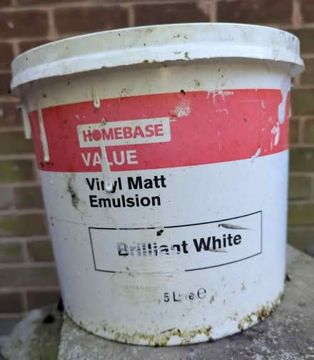 Photo of free HOMEBASE White Emulsion Paint (Gleadless S14) #1