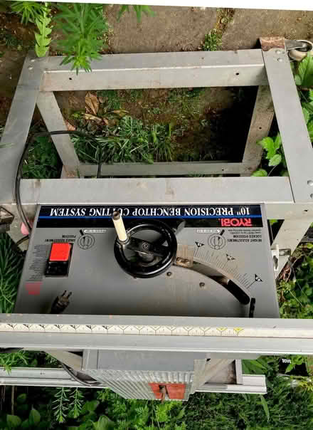 Photo of free Ryobi table saw, bare bones (Fremont) #2